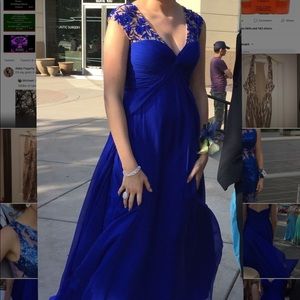 Royal Blue Sherri Hill PROM DRESS
